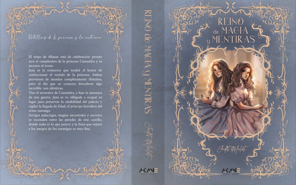 AkaneEditorial's tweet photo. 🗡 CUBIERTA COMPLETA 🗡

«Reino de magia y mentiras», de Judit Mulet @juditiswriting

🖌: @kalisdice
🛒: Preventa a partir del 5/12 https://t.co/7mMIPI4tZ1