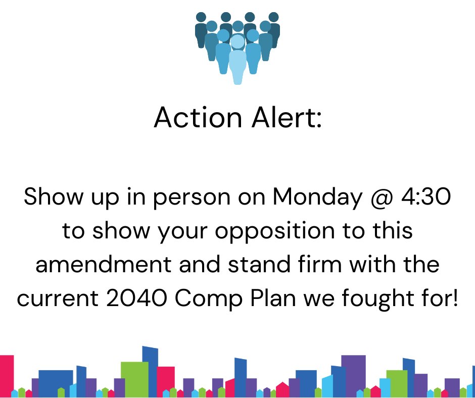 MoreNeighbors's tweet photo. N4MN is showing up in opposition to the Van Buren 2040 amendment Monday @ 4:30.
We will urge the City Council to encourage appropriate density along corridors with frequent transit access and WE NEED YOUR PRESENCE! RSVP here 👉https://t.co/VlcnqknN9j
Please retweet! https://t.co/h1wHxYhlKY