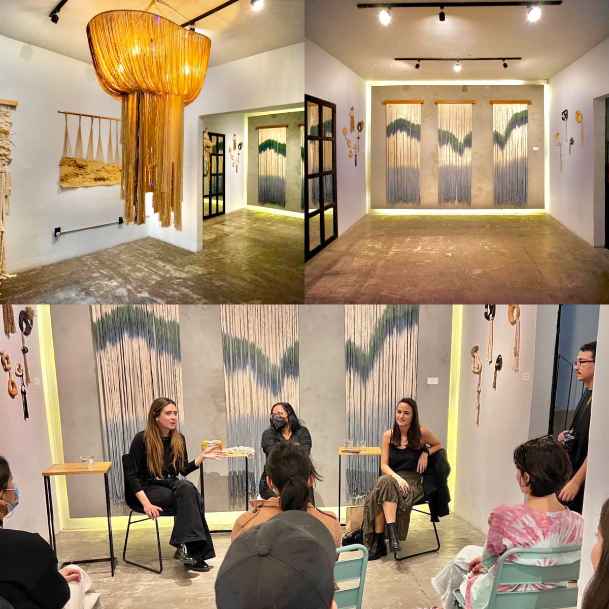 🧶 Cris Flores, nuestra Coordinadora de Salud Mental, participó en el Diálogo "Una Vida en Libertad", organizado en el marco de "Reflejos", exposición de #RaffulEstudio con obras elaboradas por Fabi Ferruzca, integrante de nuestro programa de Seguimiento en Libertad 🕊️