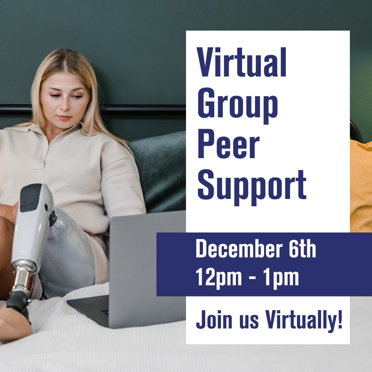 michiganspil's tweet image. The next Virtual Group Peer Support session is coming up! Join Disability Network Eastern Michigan on Tuesday, 12/6 to discuss disability and daily life with others who understand. Register at dnemichigan.org/event/virtual-…