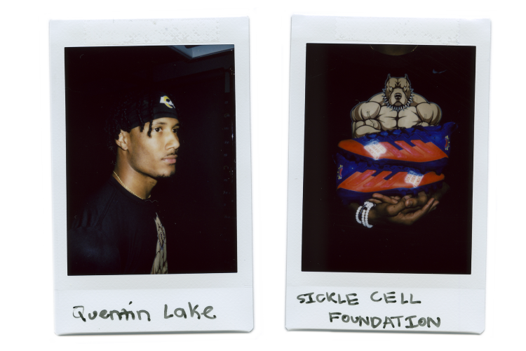 latimes's tweet photo. Player: Quentin Lake 
Cause: Sickle Cell Foundation (@SCDFoundation) 

“It's close to me and my family because we have (the trait) ... there are probably a lot of people out there who don't know they have it, just because it's not such a large concern.” https://t.co/vcVN97oO3W https://t.co/QUOsMWZy5V
