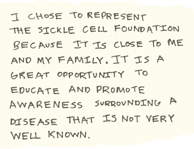 latimes's tweet photo. Player: Quentin Lake 
Cause: Sickle Cell Foundation (@SCDFoundation) 

“It's close to me and my family because we have (the trait) ... there are probably a lot of people out there who don't know they have it, just because it's not such a large concern.” https://t.co/vcVN97oO3W https://t.co/QUOsMWZy5V