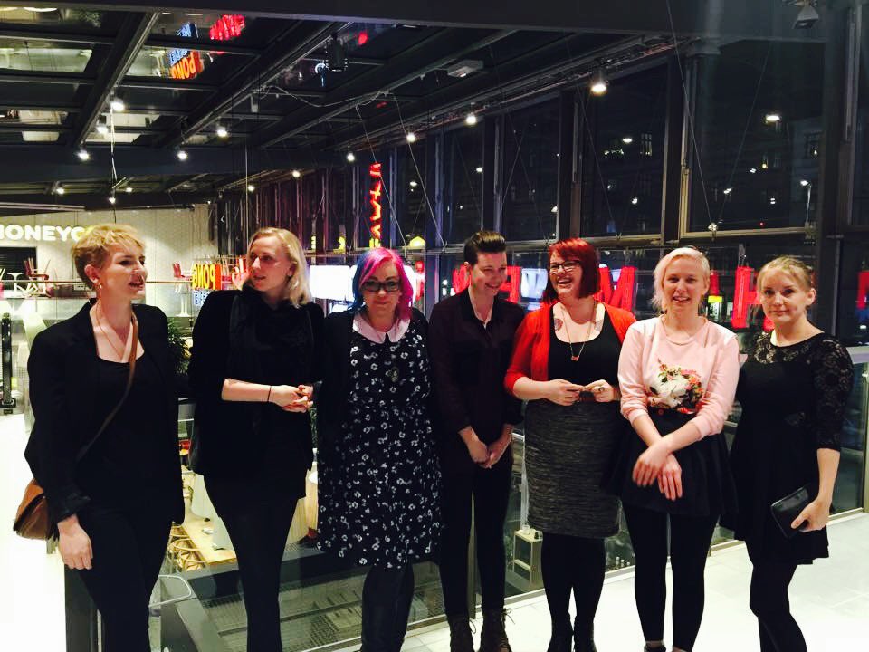 Throwback to 2015… Swedish games industry girl mafia. I don’t remember what was the happening here or if we just decided to dress up and conspire?