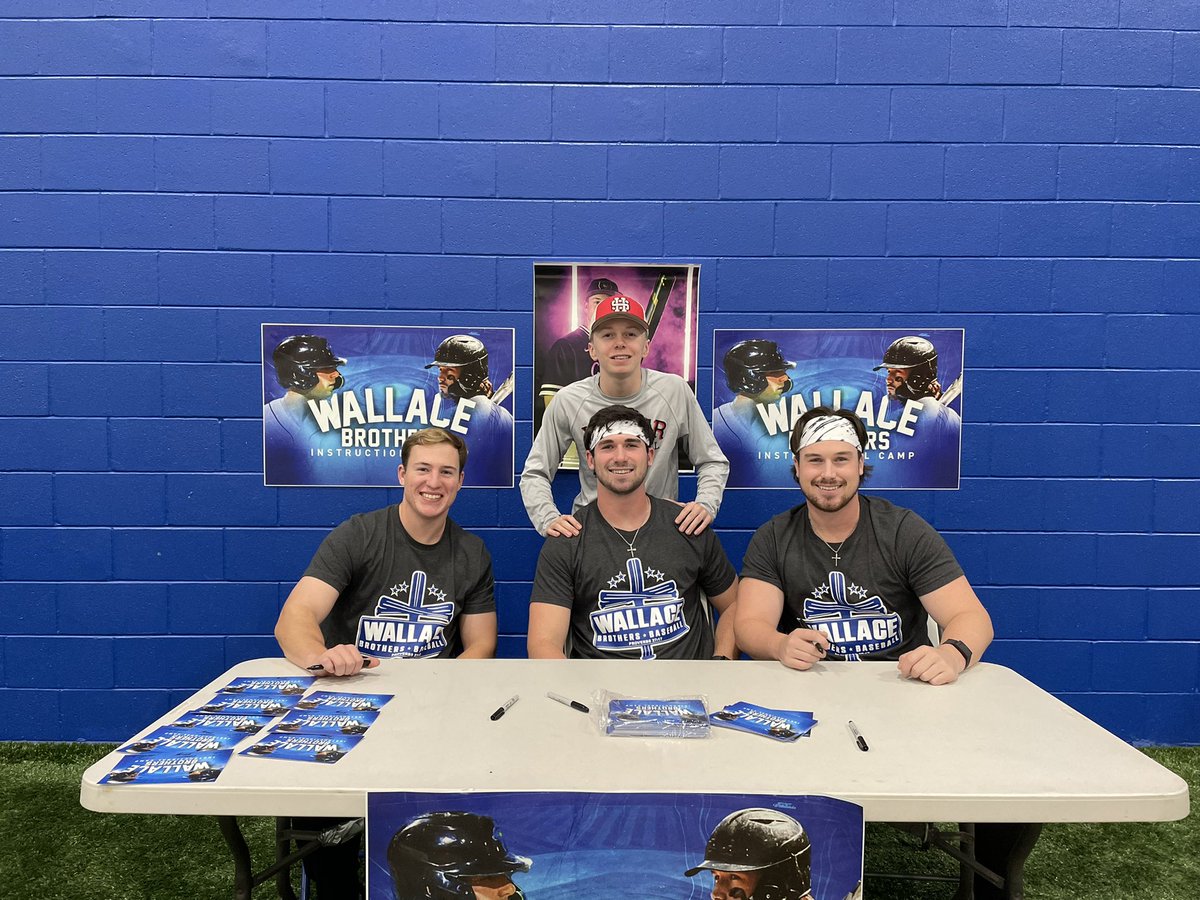 Wallace brothers put on a great camp today! Definitely coming back next year. <a href="/cayden_wallace/">Cayden Wallace</a> <a href="/paxton_wallace/">Paxton Wallace</a> <a href="/BaseballHeber/">Heber Springs Baseball</a>