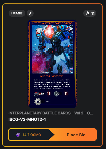 TangledNFTs's tweet photo. #IBCGAME | AUCTION HOUSE ACTIVITY 🔥🔨

IBC Gamers/Collectoors are battling it out in the #AuctionHouse for #MegaNOT 2.0 🤖 #NotsLORE 

https://t.co/bNdR07QFoQ

Props to Team @OmniFlixNetwork for another smooth upgrade ✅✅✅

#IBCGAME #ULTRA Class NFT Auctions 🗓️
COMING SOON 👀 https://t.co/U90rJdYDz1