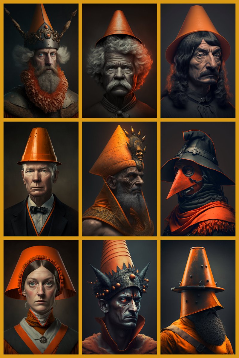 Thought I'd take today off, made more 1/1s instead #ProphecyOfConedor #ConeArt #NFT #NFTArtist #OpenseaArt <a href="/opensea/">OpenSea</a> #NFTCommmunity #Polygon #PolygonNFTs