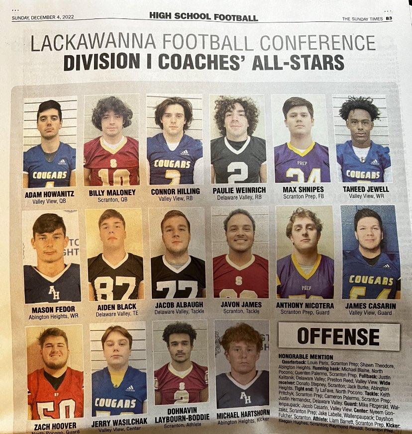 1st team LFC All-Star ⭐️I truly appreciate the recognition. Congrats to my teammates also.