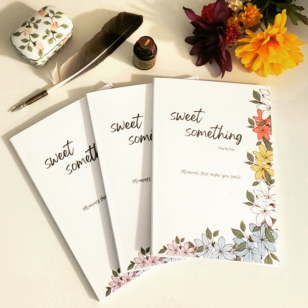 CatSpinola's tweet photo. https://t.co/VivszeKchF Check out this video!  Sweet Something: Moments That Make You Smile  #sweetsomething #amazonbooks  #booksbycatherine #journal #WritingCommunity #reading #writing #daytoday https://t.co/OnPq2Gt2Ir