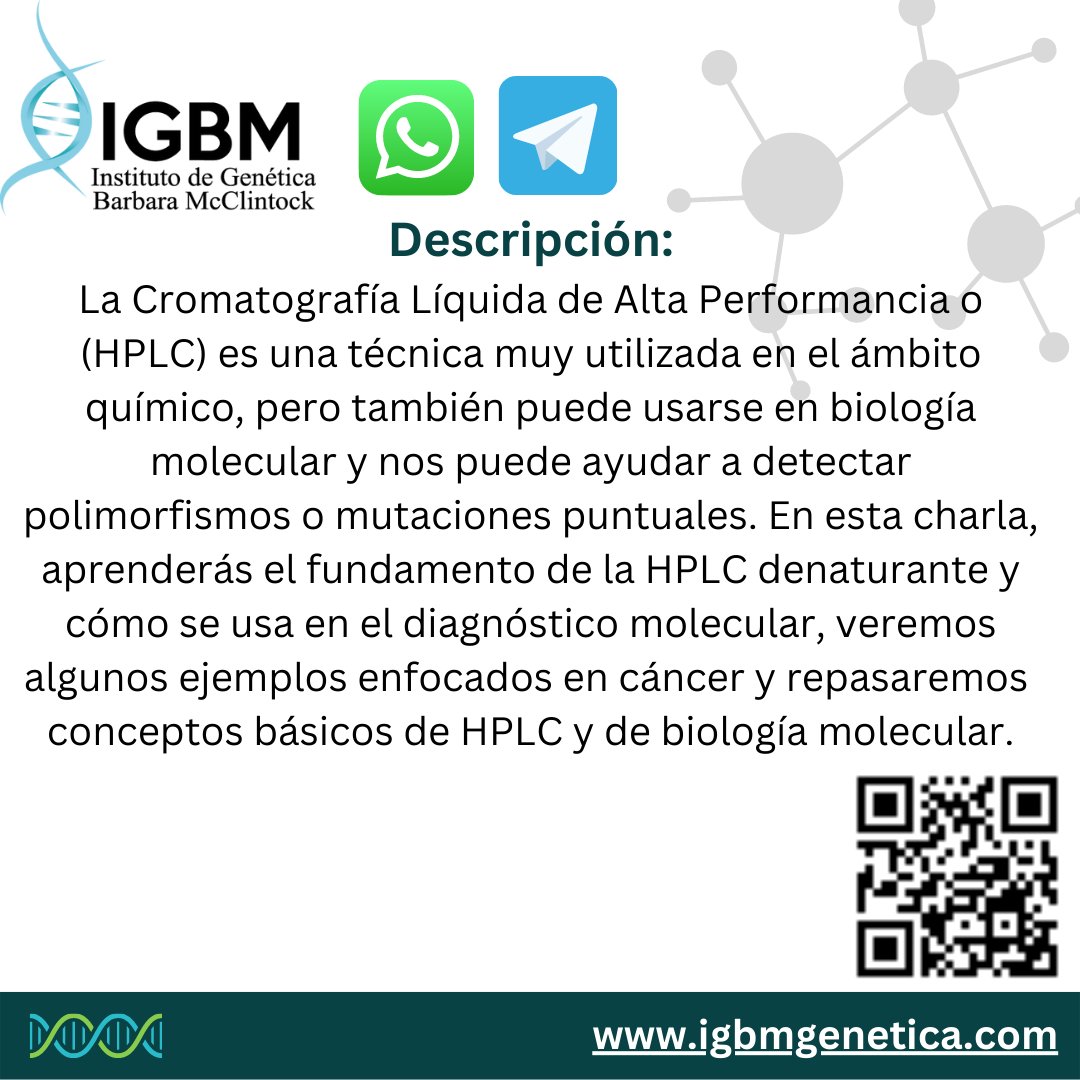 igbmgenetica's tweet photo. Recuerda que los links de Zoom de las charlas serán enviados al grupo de WHATSAPP Y TELEGRAM, así que únete a nuestra comunidad. Encuentra los grupos en https://t.co/w3kWk1zpn3 https://t.co/UPto9PUhUj