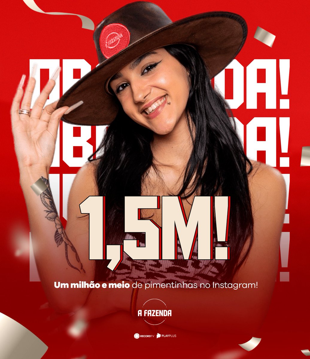 biamiranda's tweet photo. Em tom de respeito com a Deolane, não comemoramos mais um marco da Bia. Já somos + de 1,5M de seguidores no Instagram! Obrigado por tanto 🎉🌽 #AFazenda https://t.co/oI9JxK5QEK