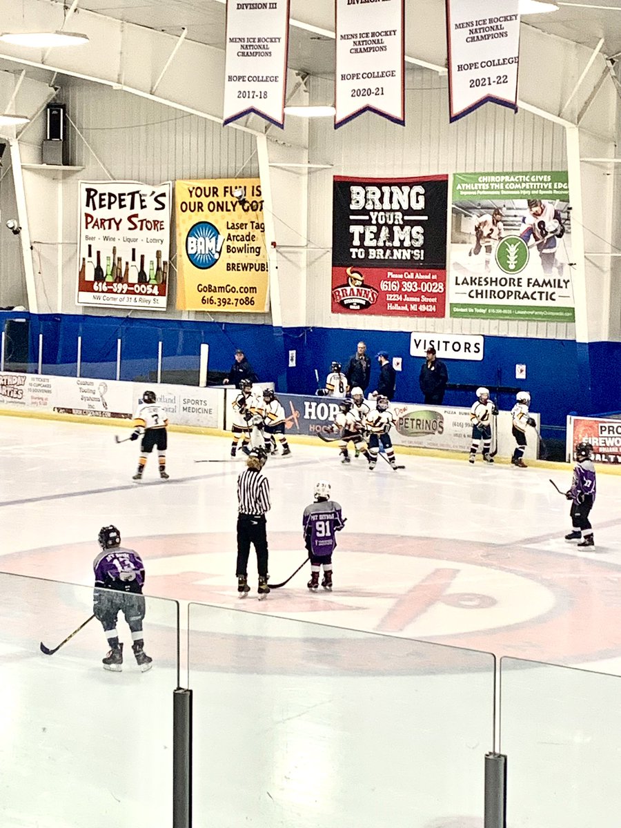 Purple Power hockey, it was a great Saturday💜 <a href="/MrBauerWZ/">Brent Bauer</a>