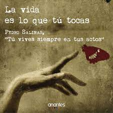profcancun's tweet photo. Tú vives siempre en tus actos. Con la punta de tus dedos pulsas el mundo, le arrancas auroras, triunfos, colores, alegrías: es tu música. La vida es lo que tú tocas.

Diría de ti, el poeta #PedroSalinas @AliciaMimundo por la belleza que compartes... https://t.co/jkEzJqOQOm