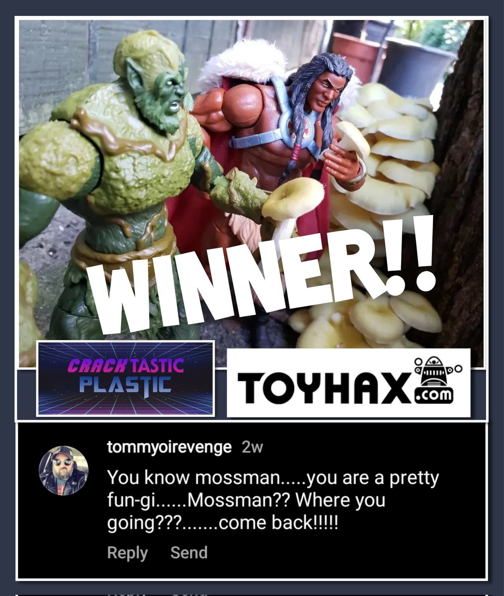 cracktasticpod's tweet photo. Winner of the November @Toyhax Caption Contest is tommyoirevenge!! Congratulations!!
Stay tuned for the December contest!!
#CracktasticPlastic #toyhax #reprolabels #contest #giveaway #sweepstakes https://t.co/1ydl4B1YKv