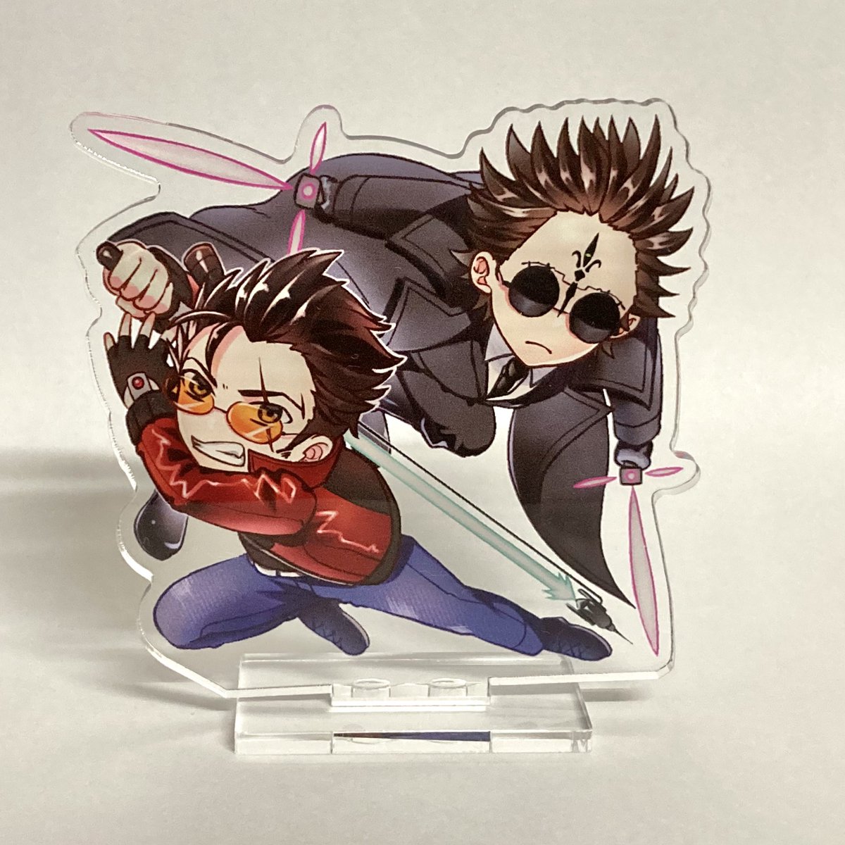 donguricorosuke's tweet image. ヨウジさんのアクスタがユージンさんのショップ@datbingsu で販売されますー！

FU &amp;amp;デーモン、カムイ&amp;amp;ミドリのアクスタの在庫も送ろうと思ってたのですが入れ忘れたのでまた今度😭