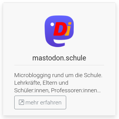 Ein Angebot zum Netzwerken: 
digitale-lernumgebung.de/mastodon-schul…