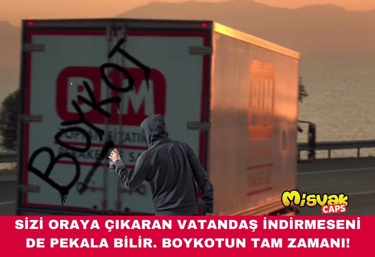 Sadece BİM’e değil diğerlerine de geldikleri yeri hatırlatmak boynumuzun borcudur #BimBoykot