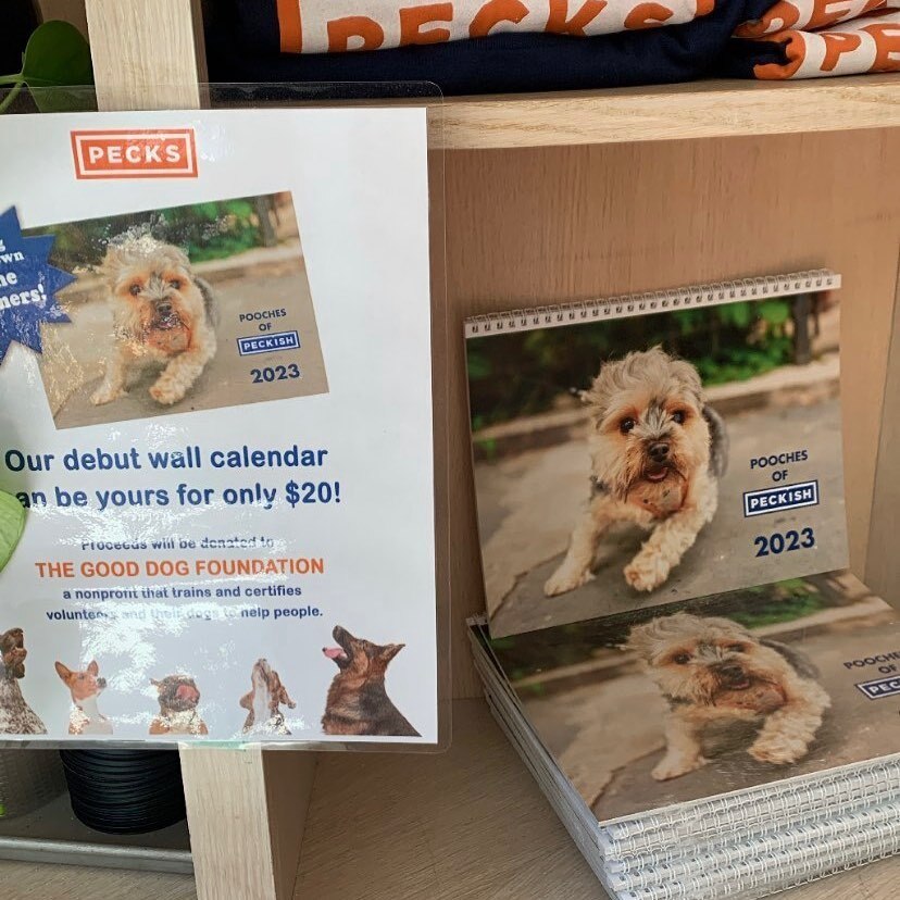 PecksFood's tweet photo. Holidays are approaching fast! Need a gift for your dog loving friends? Well, we got you covered! 
We still have some Pups of Peckish calendars left at BOTH locations. Gift your loved ones something they can use all year. 
If you didn’t know already.. th… https://t.co/sjS11qoqGu https://t.co/zCmaOapLsk