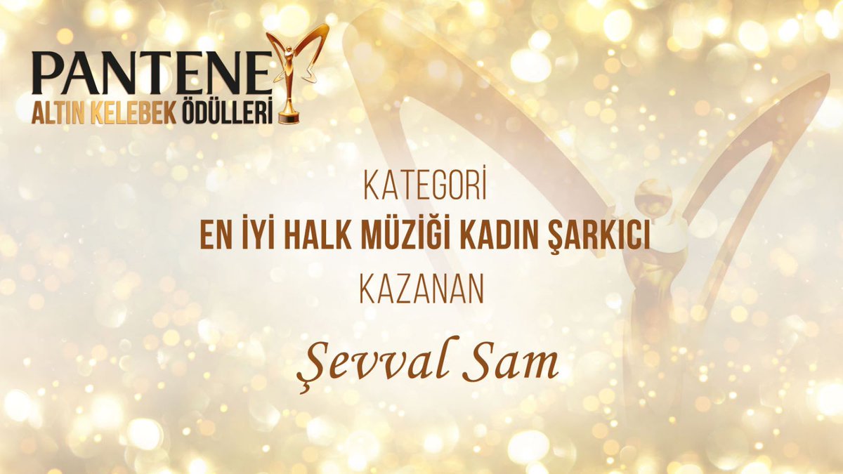 48. Pantene Altın Kelebek En İyi Halk Müziği Kadın Şarkıcı; Şevval Sam #şevvalsam #pantenealtinkelebek