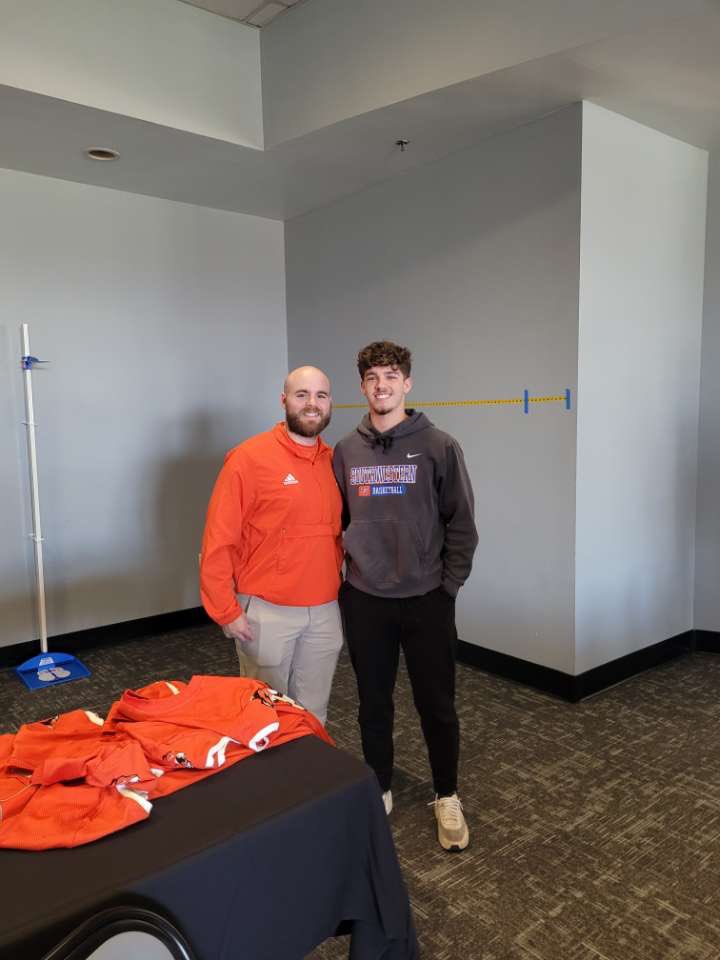 After a great visit Friday and a phone call with <a href="/CoachCarsonFB/">Brady Carson</a> today, i’m excited to say i’ve received my 5th offer from <a href="/Gtown_Football/">Georgetown College Football</a> <a href="/Southwestern_FB/">Southwestern High School Football</a> <a href="/JasonFoley22/">Jason Foley</a>