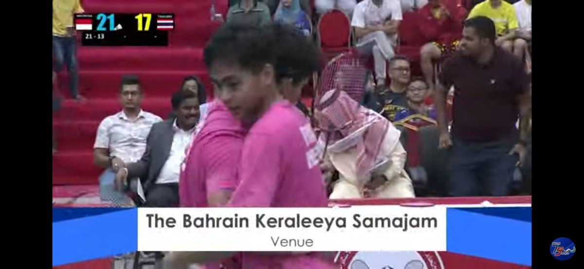 trstd_'s tweet photo. Yeeeay finaly Rahmat/Rayhan juara ๐ญ๐ญ tadi ketiduran dan cuma liat set ke 2 aja. Gilaaa permainannya makin matep aja ini 2R . Congrats๐๐ #BahrainIC2022 https://t.co/cguMqGmu7G