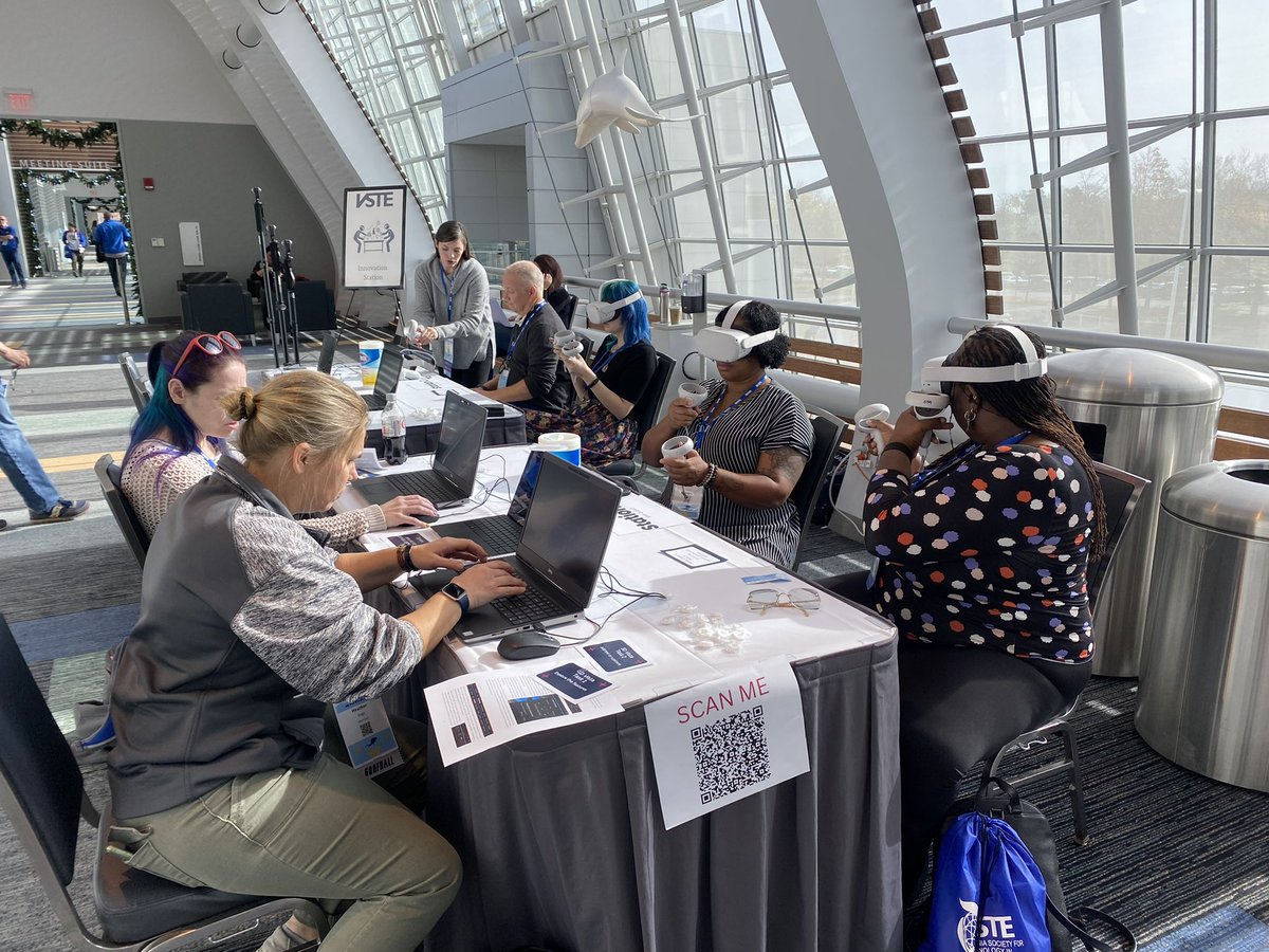 ODUTCEP's tweet photo. Amazing start at @vste today. Stop by the @codeVirginia booth to learn more about joining #ARCS. The @KidWind_Project Kid Talks Panel discussion @k_shelton was informative. #VSTE22 @alexis_tharpe @jk_garner https://t.co/RFNQ7RP7K7