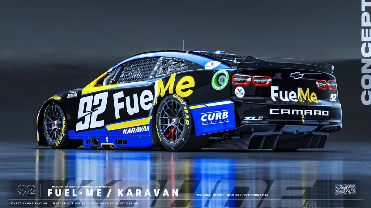 TDolbinDesigns's tweet photo. Dirt Sprint Car meets NASCAR
**Design is from KKR Dirt Sprint Car**
#FicitonalConcept https://t.co/vXnGV5p2y4