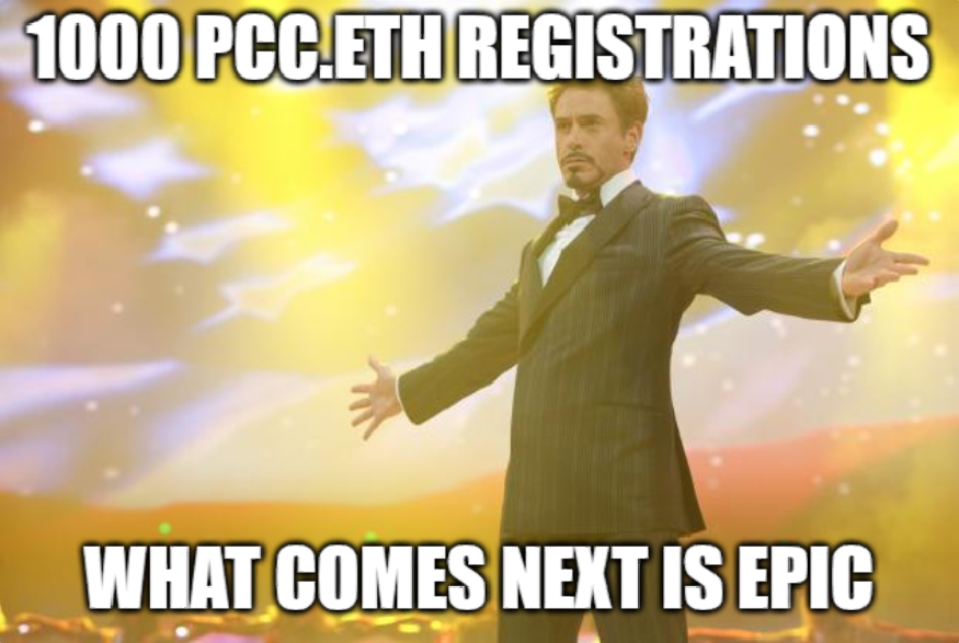 Kender_prime's tweet photo. Sunday #pccmemecontest celebrating 1000 @PurrnelopesCC pcc.eth subdomains. https://t.co/iS25tf8A3X