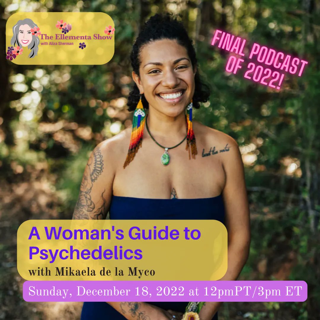 ⭐️ Here are our last 3 podcasts for the year!! Tune in to The Ellementa Show LIVE today at 12pm PT/3pm ET and two Sundays after today. 🌺 All about alternative paths to women's wellness! buff.ly/3iC20AA