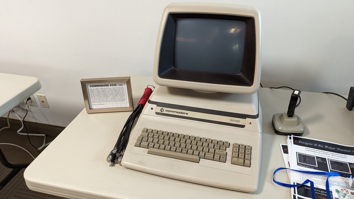 gabor_samu's tweet photo. #Commodore 8296. Quite a sleek looking machine spotted at #WorldofCommodore in Mississauga 🇨🇦 today https://t.co/3qgEfqIzzI
