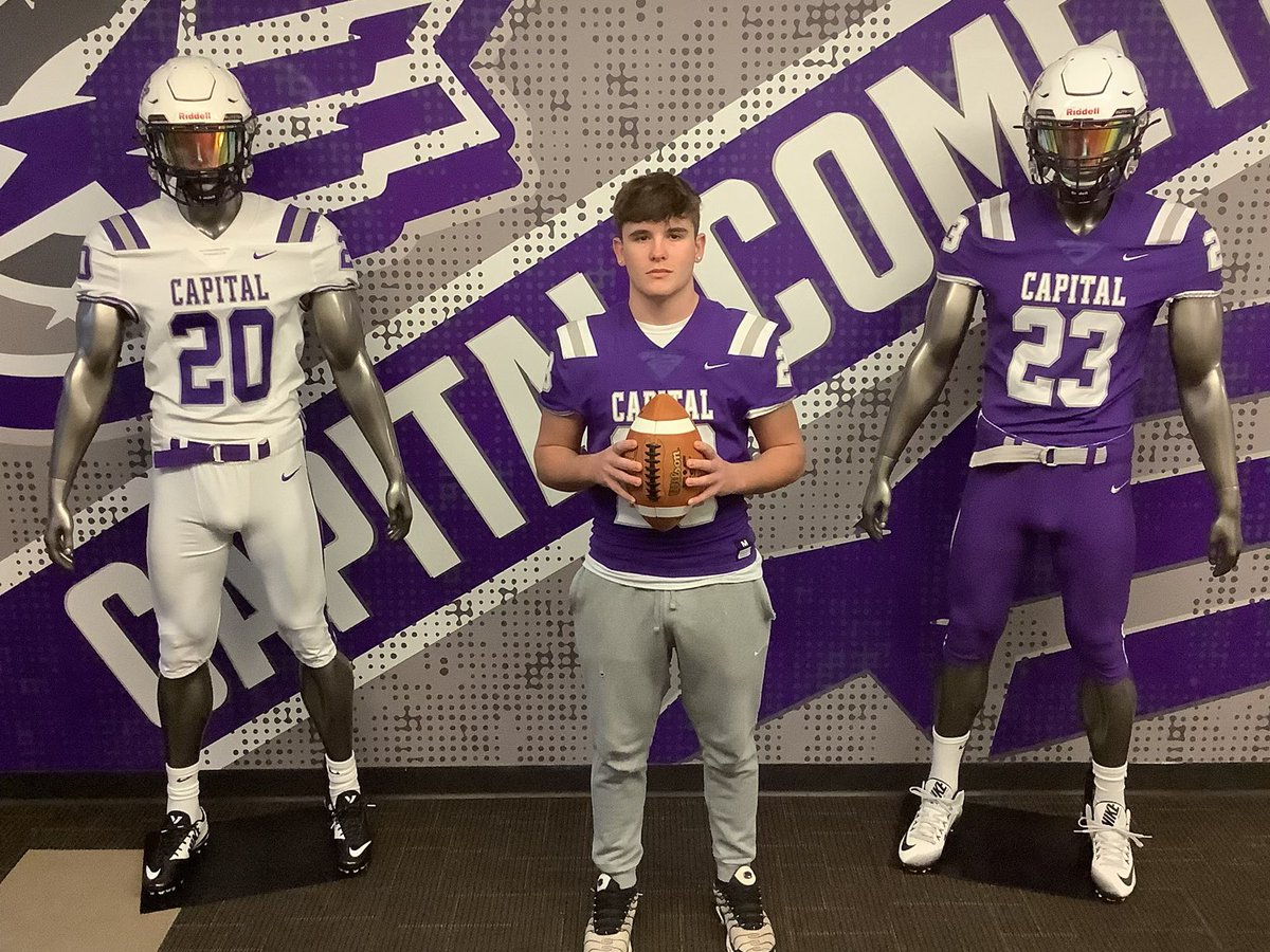 blessed to receive my first college offer 🙏🏼 thank you ‼️
@CoachJBlack1 <a href="/CapitalU_FB/">Capital University Football</a>