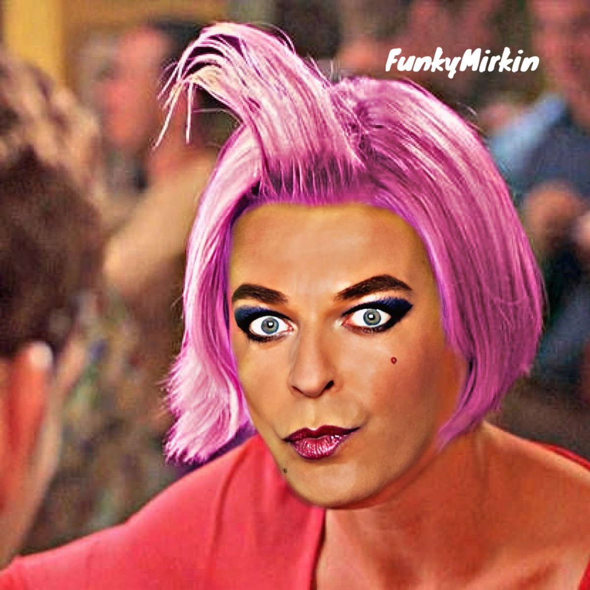 One of my faves that I have made. There's Something About Clary. #Photoshop #PhotoVandal #FunkyMirkin #TheresSomethingAboutMary #JulianClary
