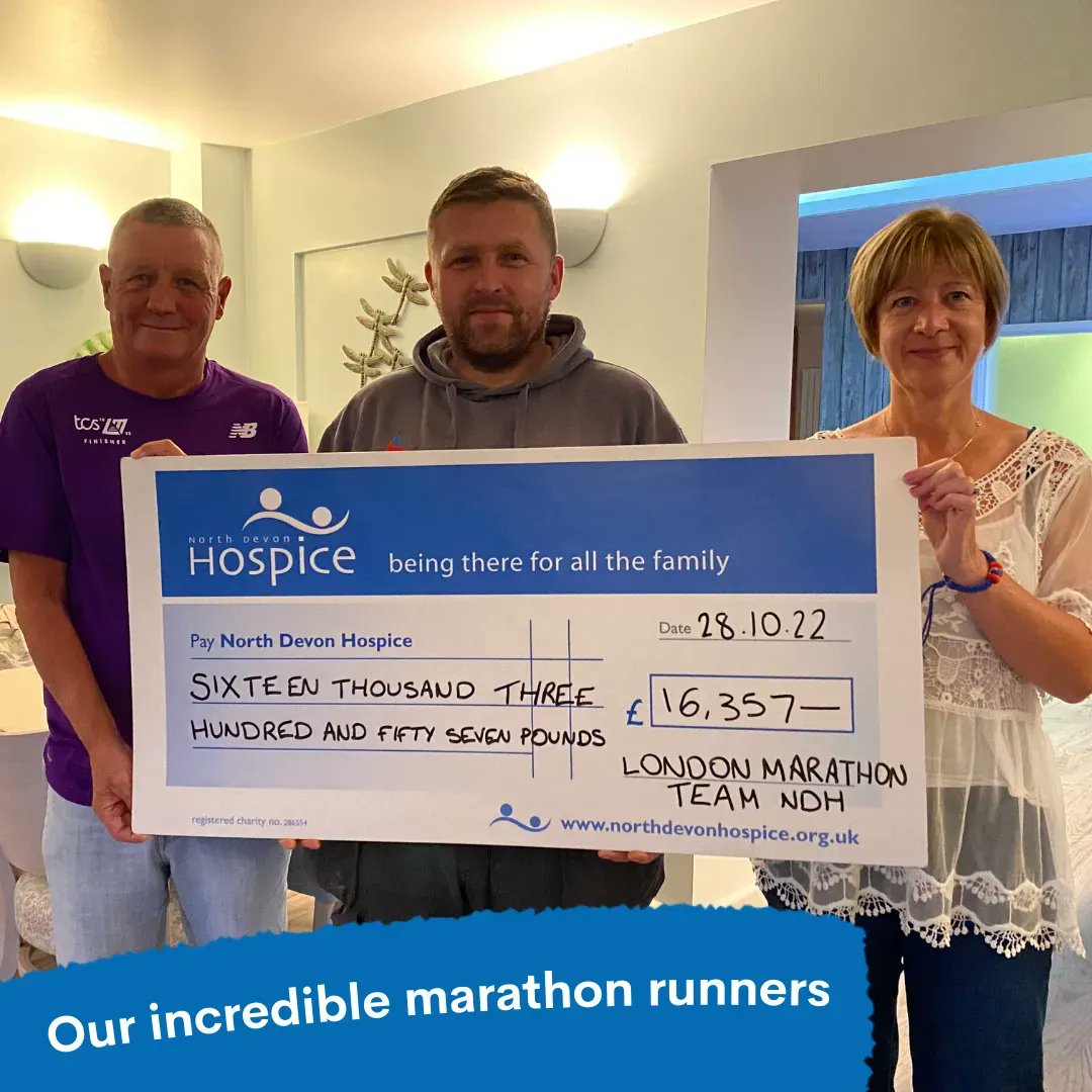 We recently welcomed back our incredible London Marathon Runners, who raised more than £16,000 to support local patients and families 💙 

If you've got a place in the 2023 TCS London Marathon, be part of team hospice! Get in touch today to find out more.