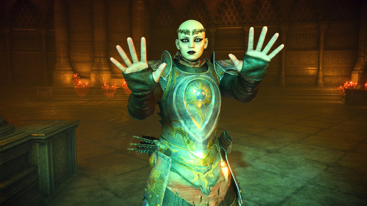 mSperoni's tweet image. Third playthrough... Going for a mage this time. Kind of a female Quan Chi, I guess  #DemonsSouls #Woolay