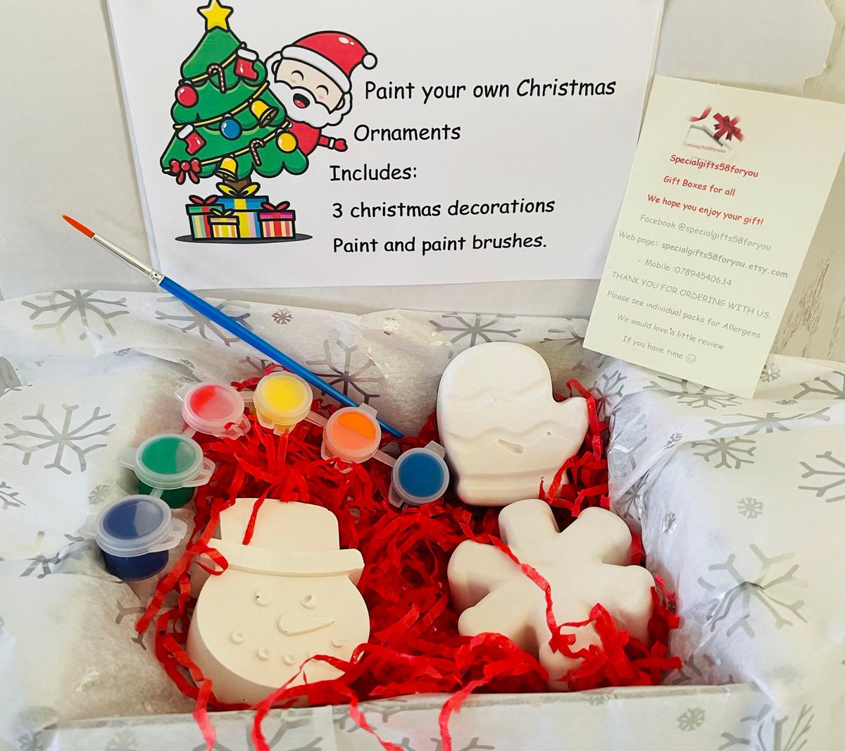 #etsy Paint your own Christmas ornaments,Christmas decorations, Christmas activity,Christmas stocking fillers #partyfavours #paintinggift #christmascraft #christmasevebox #kidscrafting #kidsactivitygift #christmasornaments #stockingfiller #paintyourowngift etsy.me/3P6PUf2
