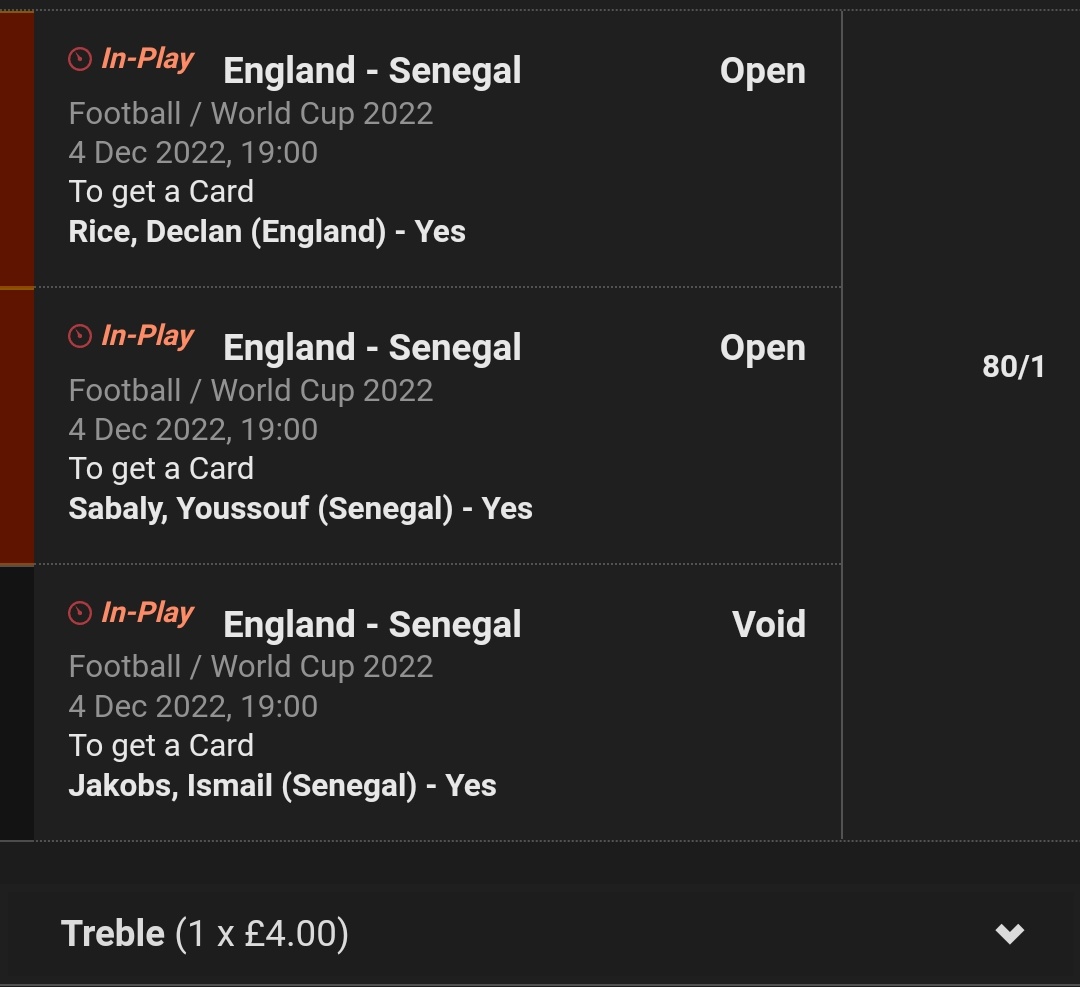 Gaz_Fish's tweet photo. Why have these bets been void @unibet  @UnibetHelp https://t.co/8tJ02dArg2