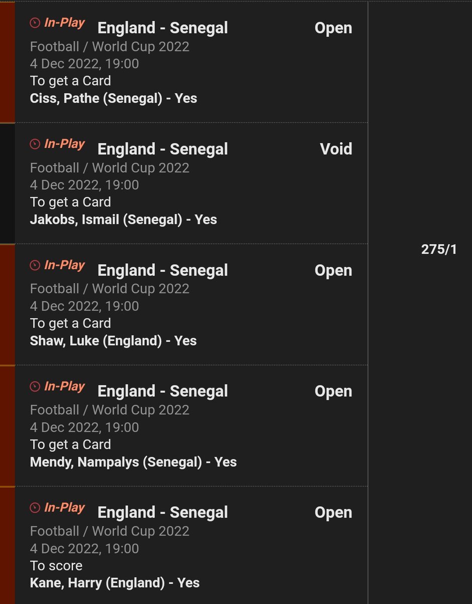 Gaz_Fish's tweet photo. Why have these bets been void @unibet  @UnibetHelp https://t.co/8tJ02dArg2