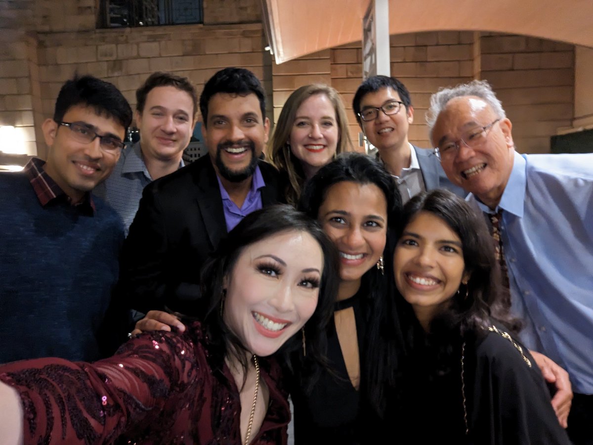 CPoonMDPhD's tweet photo. Immunology Holiday Party 2022. Working hard, and playing hard (so hard the dance floor broke someone's shoe!) 🥳🥳🥳 @swetha_anandhan @smherbrich @KristalGant5 @Ashwat7 @PamSharmaMDPhD https://t.co/cf0IQJnTiC