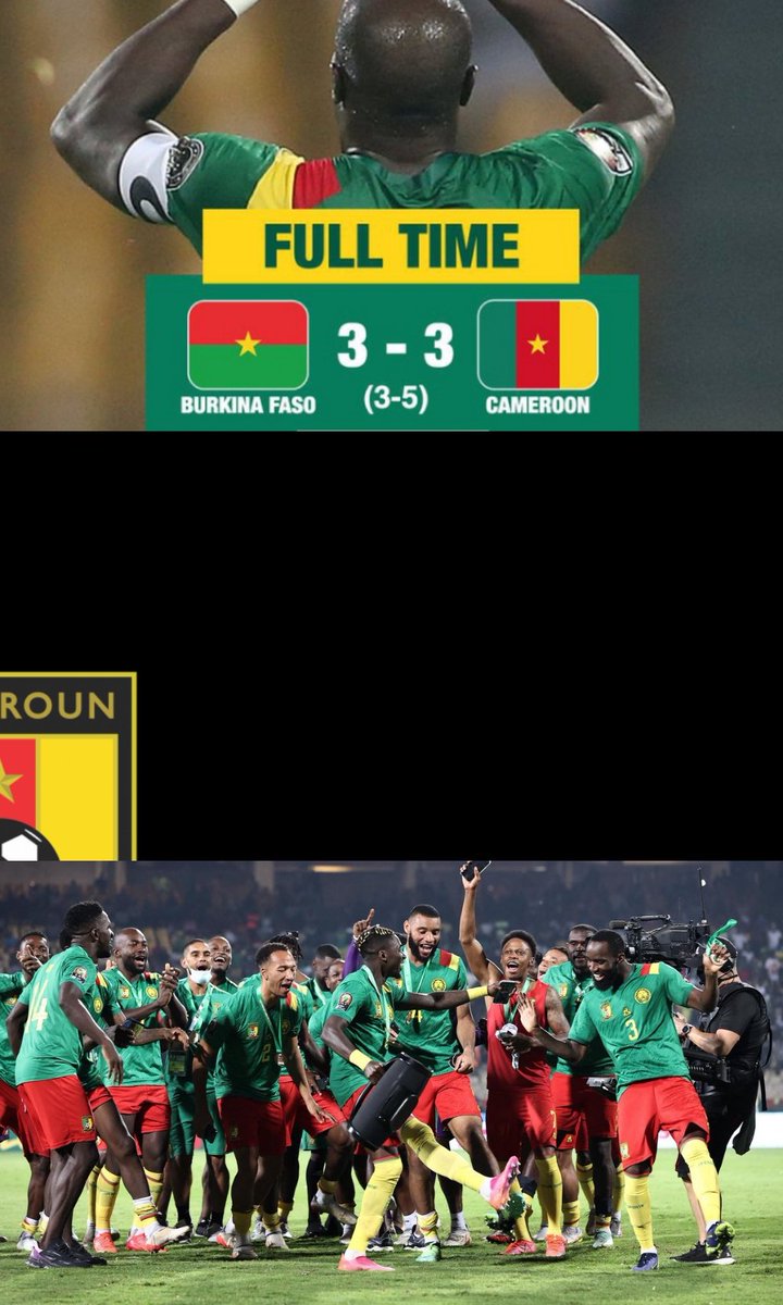 cfootcameroun's tweet photo. Beaucoup d'émotions ❤️🇨🇲 https://t.co/laDrn6fHDx