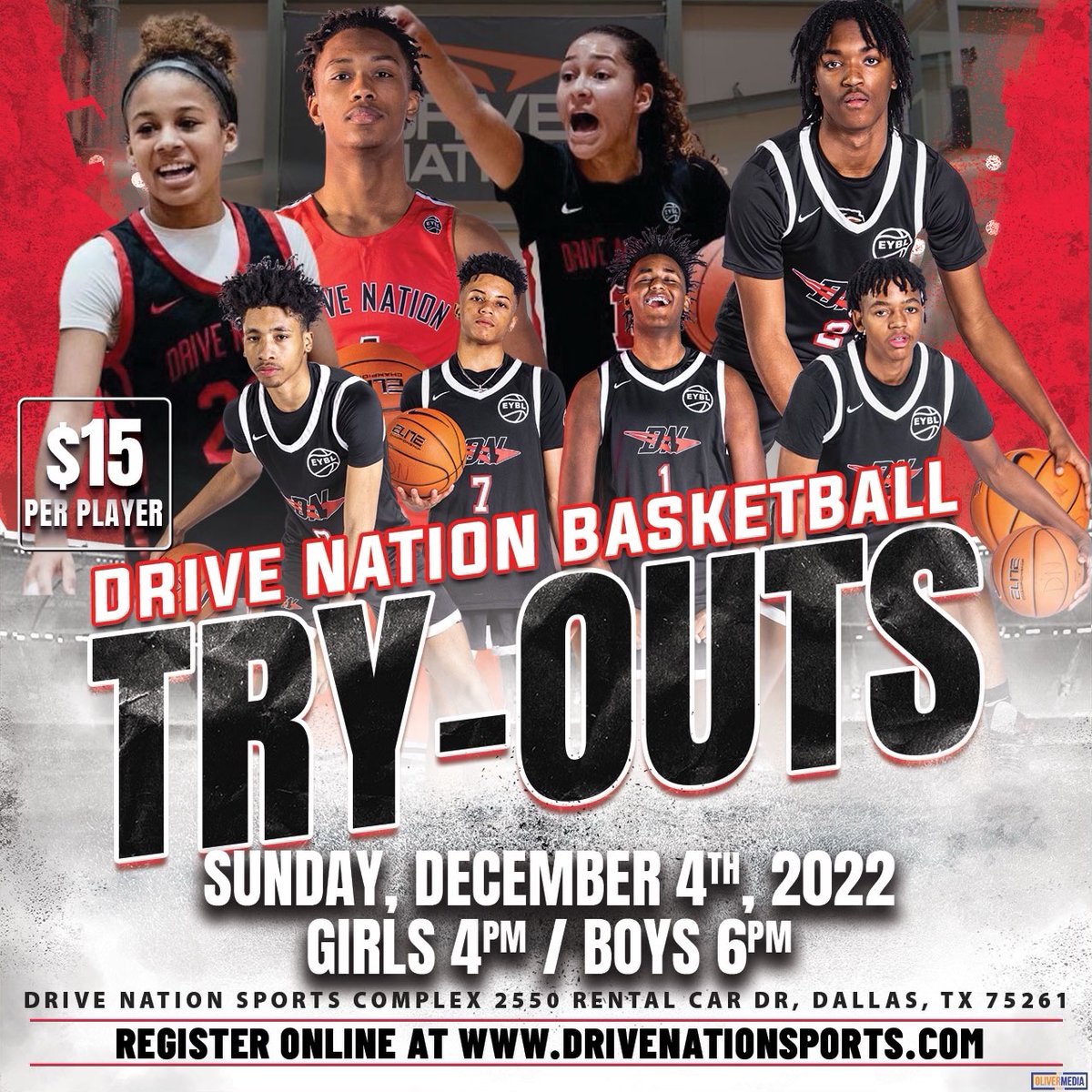 Don't Miss Your Chance to Join the Nation!!! Drive Nation Tryouts TODAY!!! #drivenation #eybl #nikebasketball #dfwhoops
