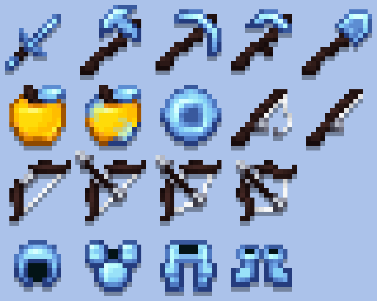 yurelius's tweet photo. Winter package 16x WIP
name ideas?

#pixelart #Minecraft #texturepack https://t.co/skG42hHcgi