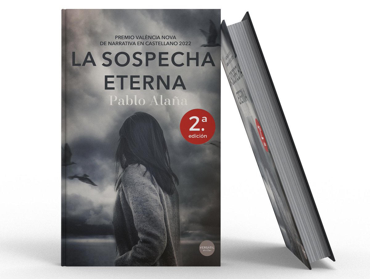 pablo_alana_'s tweet photo. Cuánto deseaba compartir esta noticia: ¡la segunda edición de #Lasospechaeterna ya ha llegado! 

Inmensamente agradecido a todos los que os estáis volcando tanto con la novela.

#segundaedicion #novedadesliterarias  @edversatil https://t.co/lR3TtXIE6N