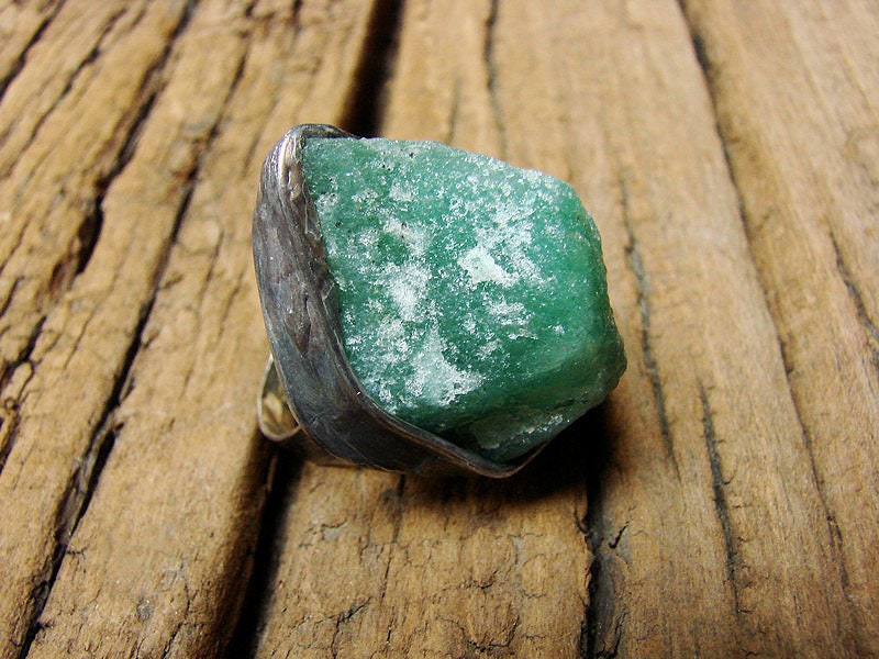 GepArtJewellery's tweet photo. Excited to share the latest addition to my #etsy shop: RAW Frosty Aventurine Quartz natural crystal adjustable ring stained glass method retro charms Ideal gift by https://t.co/RHt4xgpFrI SHIPPING! https://t.co/3ftFcTH4Fv #green #silver #stainedglass #retrocharms #romatic https://t.co/NMubmhjeGJ