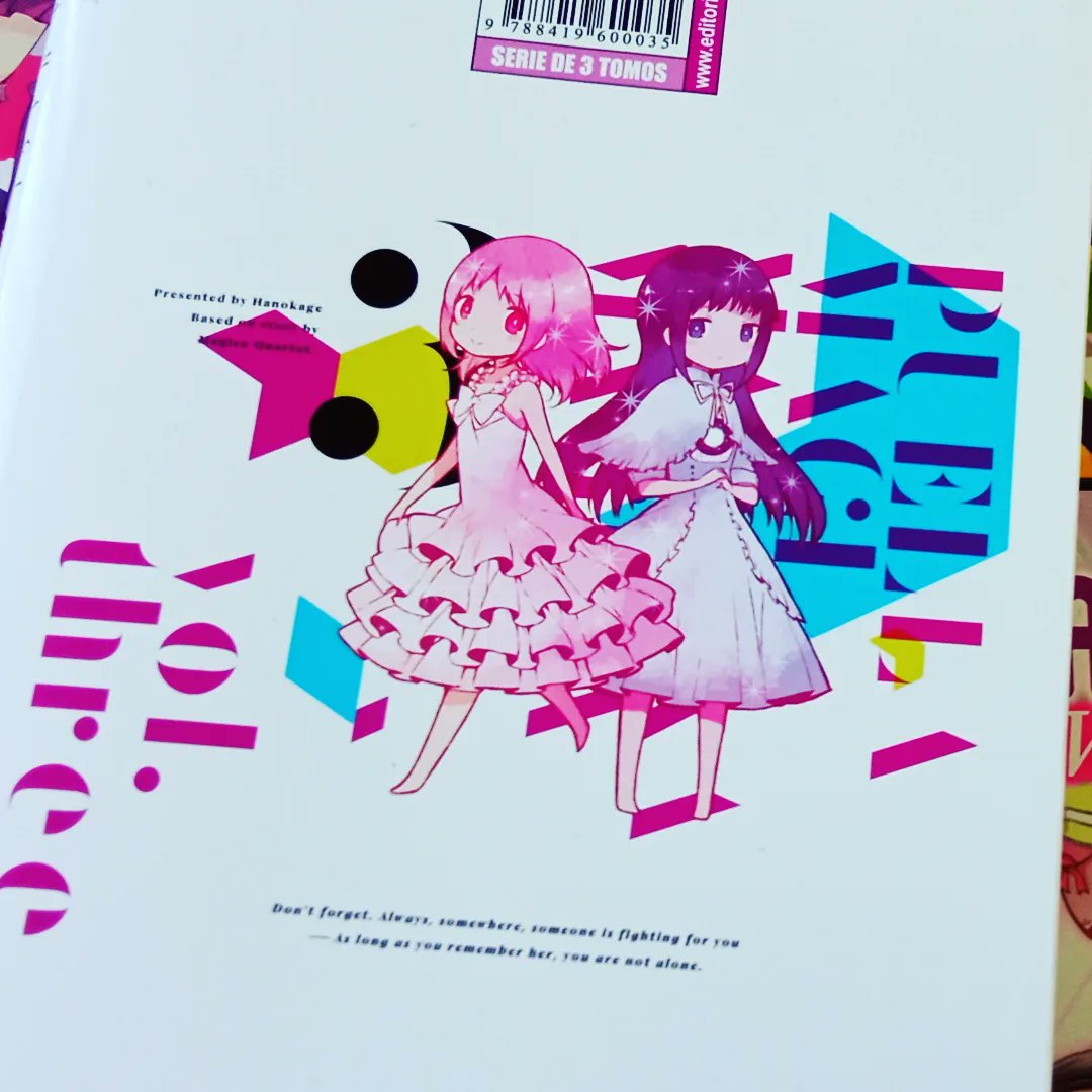 MahouRarity04's tweet photo. “Puella Magi Madoka Magica: Wraith Arc” Vol. 3 y Último 💗💜⏳⚔️✨ editado por @Ivrea
Uno de los regalitos de mi cumpleaños, (el grueso es un cosplay para el salón del manga, ya subiré fotos.)
#madoka_magica #wraitharc #まどかマギカ https://t.co/Xhr8qprzyO
