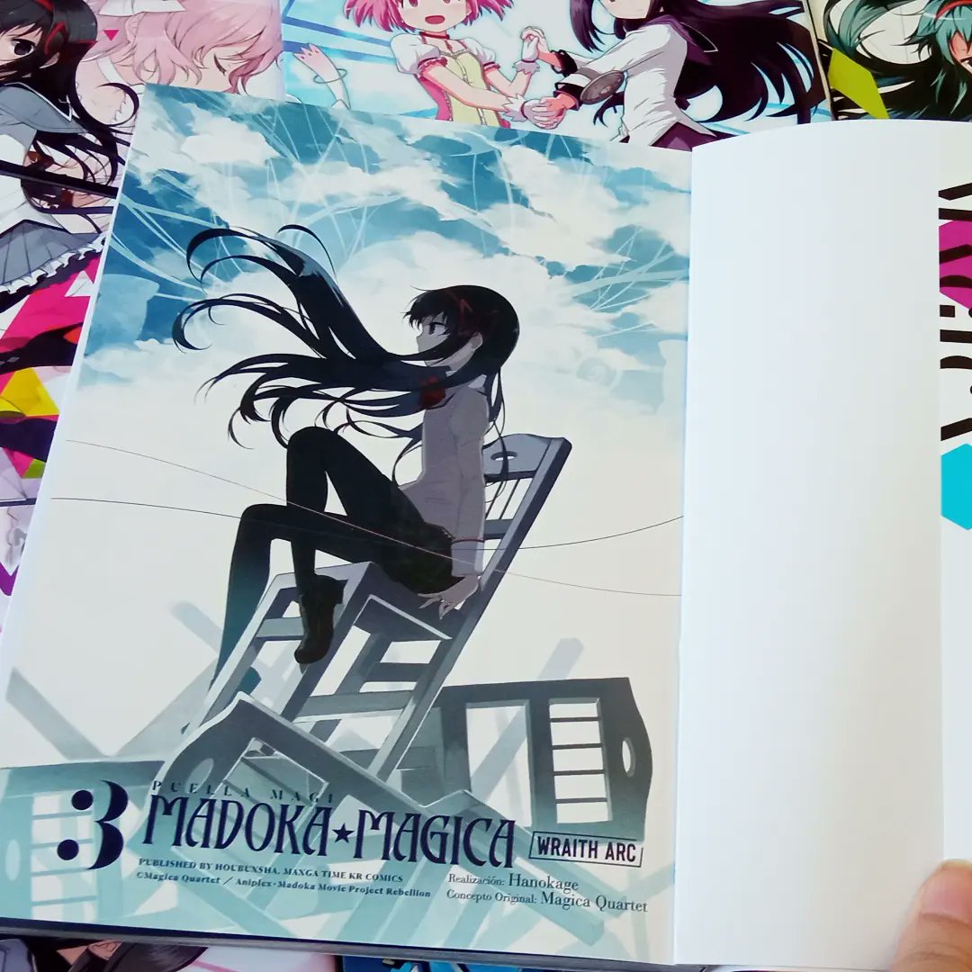 MahouRarity04's tweet photo. “Puella Magi Madoka Magica: Wraith Arc” Vol. 3 y Último 💗💜⏳⚔️✨ editado por @Ivrea
Uno de los regalitos de mi cumpleaños, (el grueso es un cosplay para el salón del manga, ya subiré fotos.)
#madoka_magica #wraitharc #まどかマギカ https://t.co/Xhr8qprzyO
