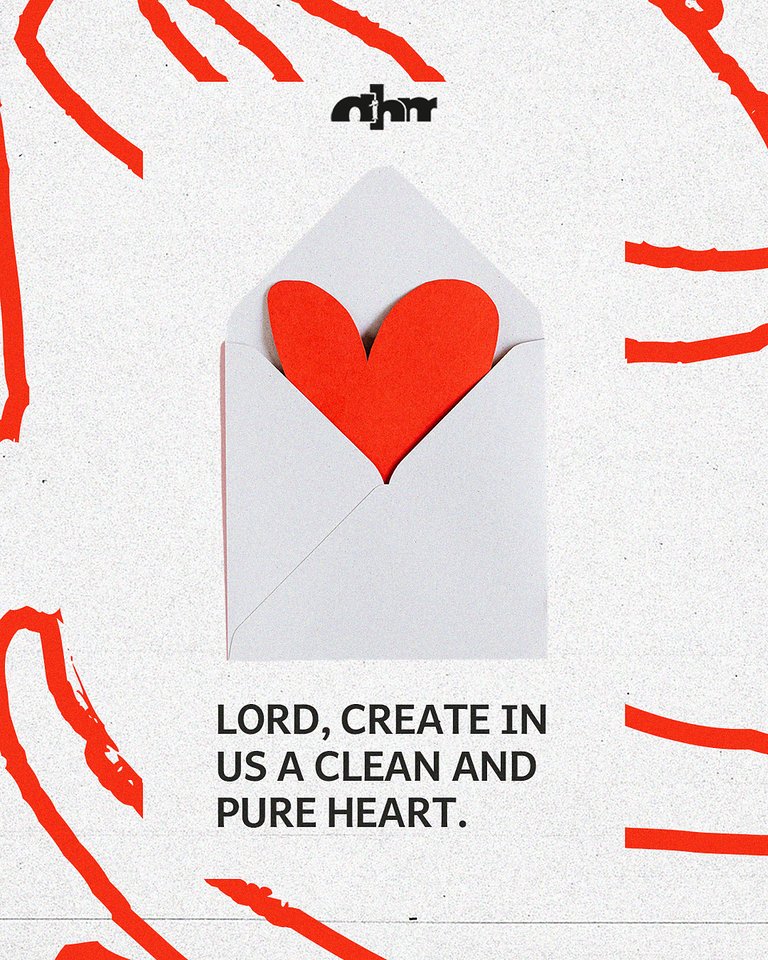 EvangelistDag's tweet photo. "Create in me a clean heart, God, and renew a steadfast spirit within me." - Psalm 51:10

#DagHewardMills #DHM #BibleVerse #VerseOfTheDay #CleanHeart #PureHeart https://t.co/m9mnSjBSUQ