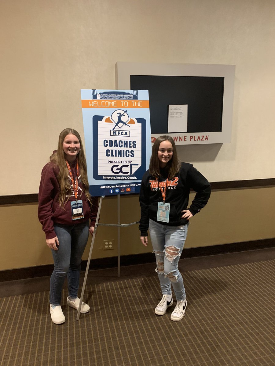 Coaches working to learn new things and new ways to apply old strategies. Along with our daughters (current players) soaking in some knowledge #NFCACoachesClinics  #1%better