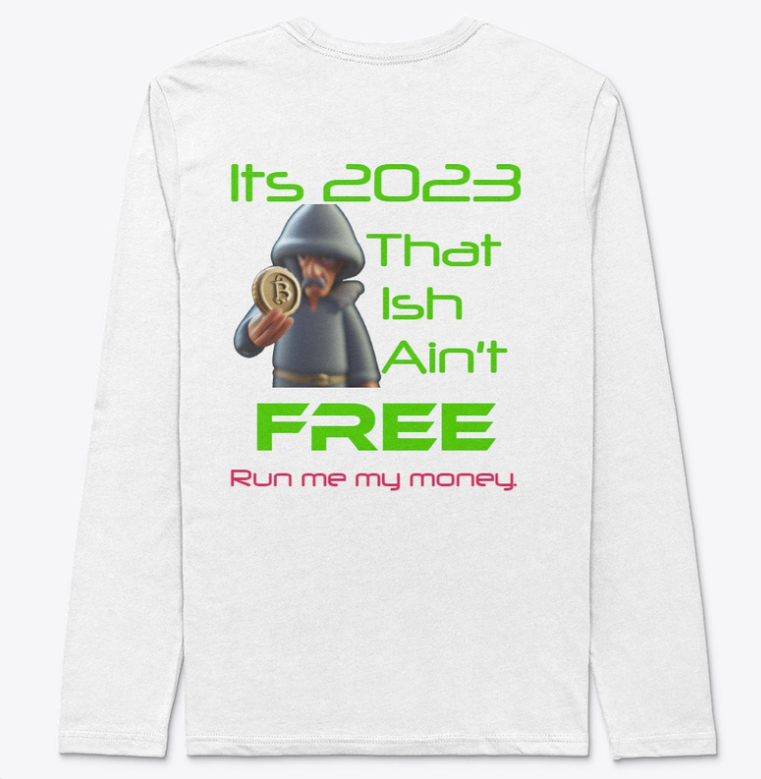iamtechnikole's tweet photo. "Its 2023, that ish ain't free" -- tees, hoodies and more. Get yours at the https://t.co/ECJrstyJNv
Business Owners represent. #supportBlackBusiness #bitcoin #business #crypto #owners #nfts #tshirts #hoodies #merch #web3 #metaverse #maxdistro #podcast #NewYear2023 https://t.co/Ga51D6FQxF
