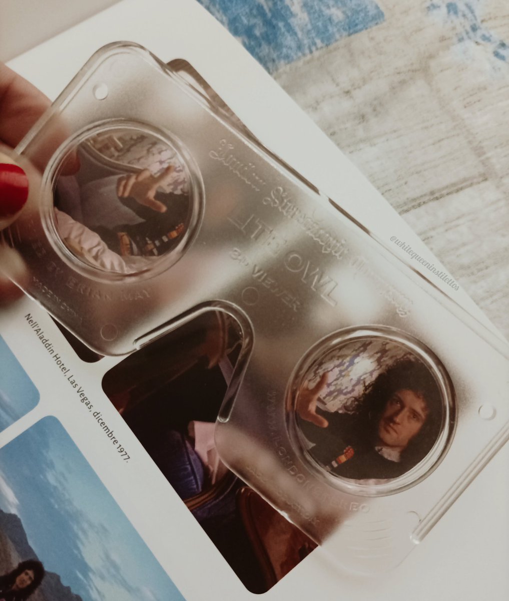 MayWhiteQueen's tweet photo. Happy May-photography day with this picture I took from @DrBrianMay's Queen in 3D 🤍
✨I enjoy taking this kind of pictures and I apologise whether you find this one quite similar to other pictures I took of the same book.
🌸 HASHTAGS: #brianmay #queen #queenin3d #stereoscopy https://t.co/8ayXKlSMlN