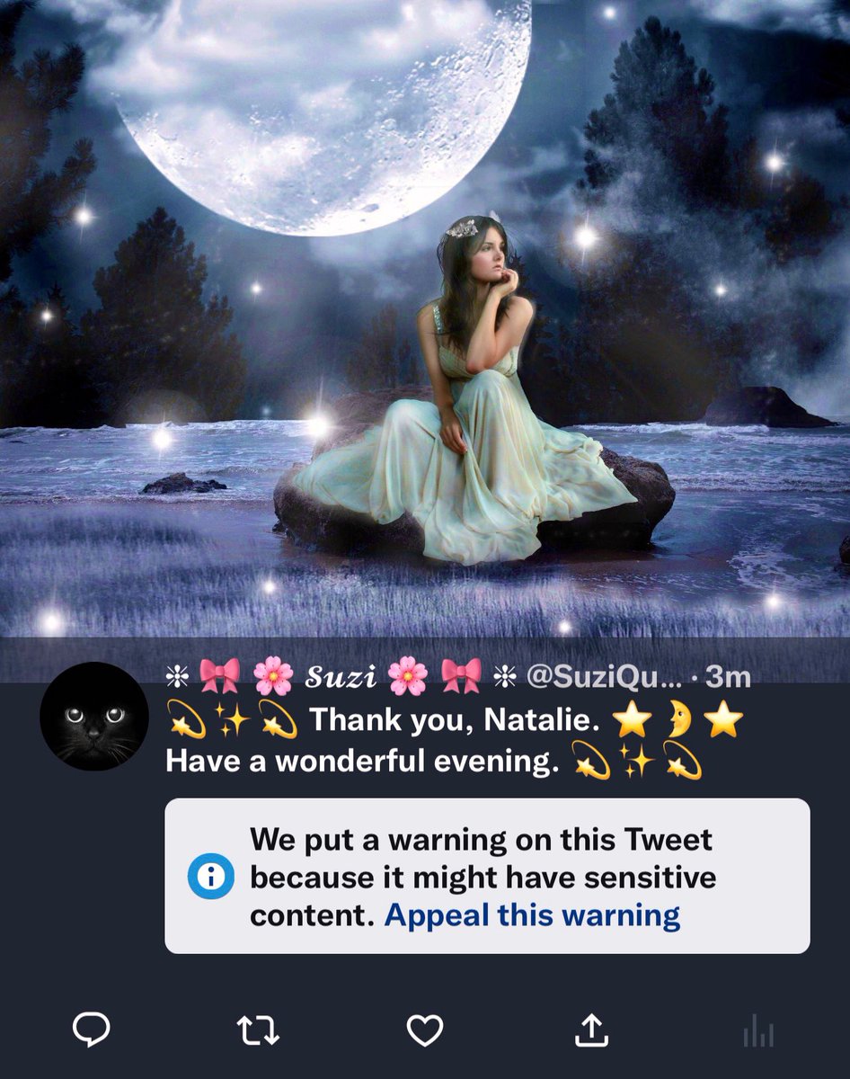 SuziQuetweets's tweet photo. I am getting more Sensitive Warning Labels on my posts again. This is so frustrating. 😔😔 https://t.co/0dar1ryOFb
