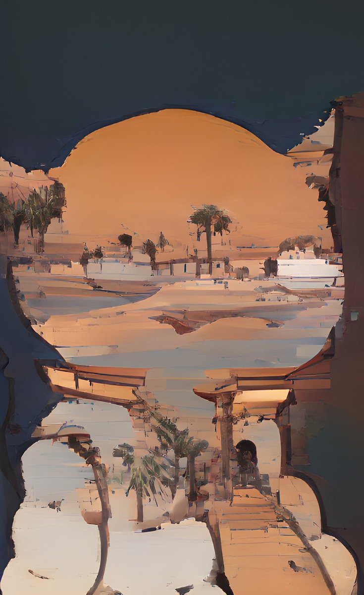 Hyped to open a few <a href="/RunawaysNFT/">Runaways of The Neverworld | ROTN</a> Trunks tonight and see what I get. Had to throw <a href="/Mattfinemusic/">Matt Fine</a>'s pfp in the AI mix while I wait.

"An Oasis in the Bear Market"

#ROTN